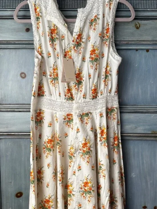 Doen Lilliane Dress Petit Bouquet de Chamonix Size XL NWT - Picture 11 of 13